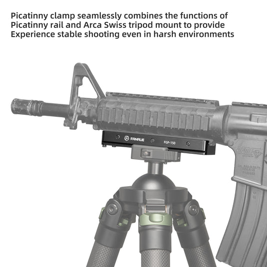 FANAUE Picatinny Arca Swiss Plate,ompatibility with Any Arca-Swiss and Picatinny Rail