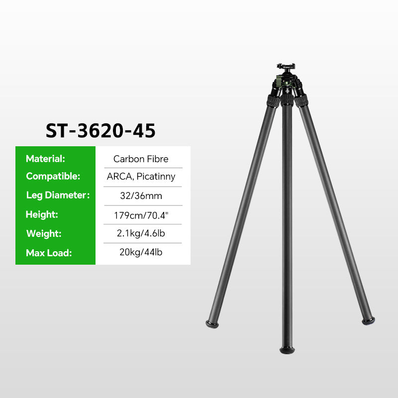 Load image into Gallery viewer, FANAUE Carbon Fiber Hunting Tripod for Rifle With Quick Release Clamp Compatibility Arca Swiss/RRS Dovetail/Picatinny
