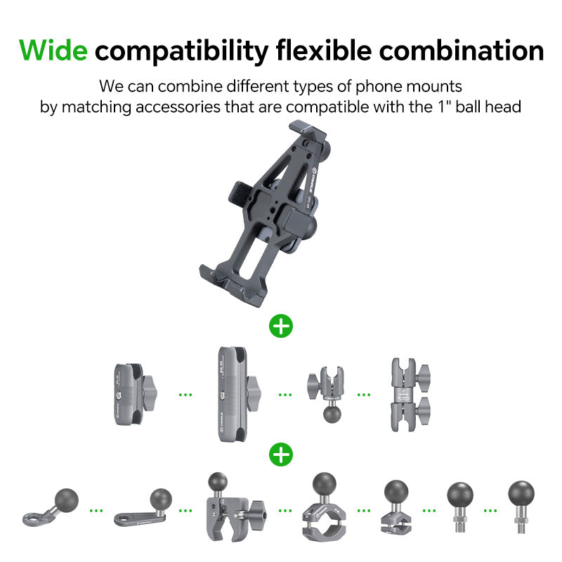 Load image into Gallery viewer, FANAUE Motorcycle Phone Mount With 1 inch Ball
