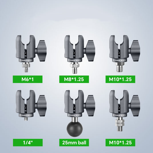 FANAUE Single Socket Arm Fit 25mm Ball Compatible with RAM mount 1"Ball