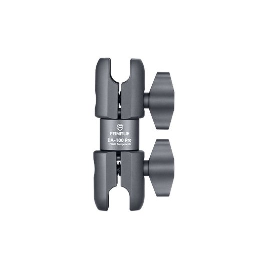 FANAUE Composite Dual-sided 360° rotation Double Socket Swivel Arm Compatible with RAM Mounts 1" Ball Components