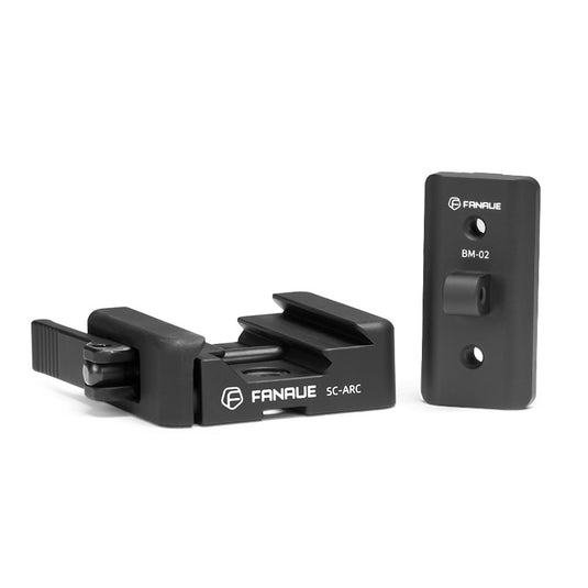 FANAUE SC-ARC Bipod Clamp Quick Release with Adapter Mount-Arca Swiss/RRS Dovetail to Picatinny for Tripod