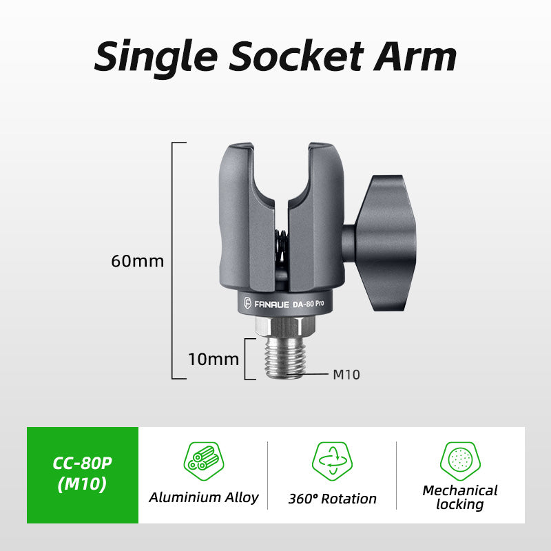 Load image into Gallery viewer, FANAUE Single Socket Arm Fit 25mm Ball Compatible with RAM mount 1&quot;Ball
