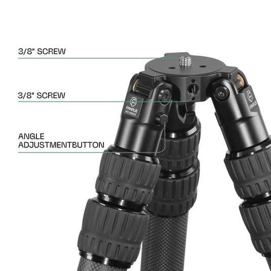 FANAUE HTC CK Series Inverted Carbon Fiber Tripod Without Ball Head For Shooting Hunting Photography