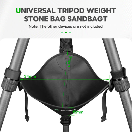 FANAUE TS-01 Tripod Stone Bag, Fit for Most Tripods, Iight Stand Sandbag