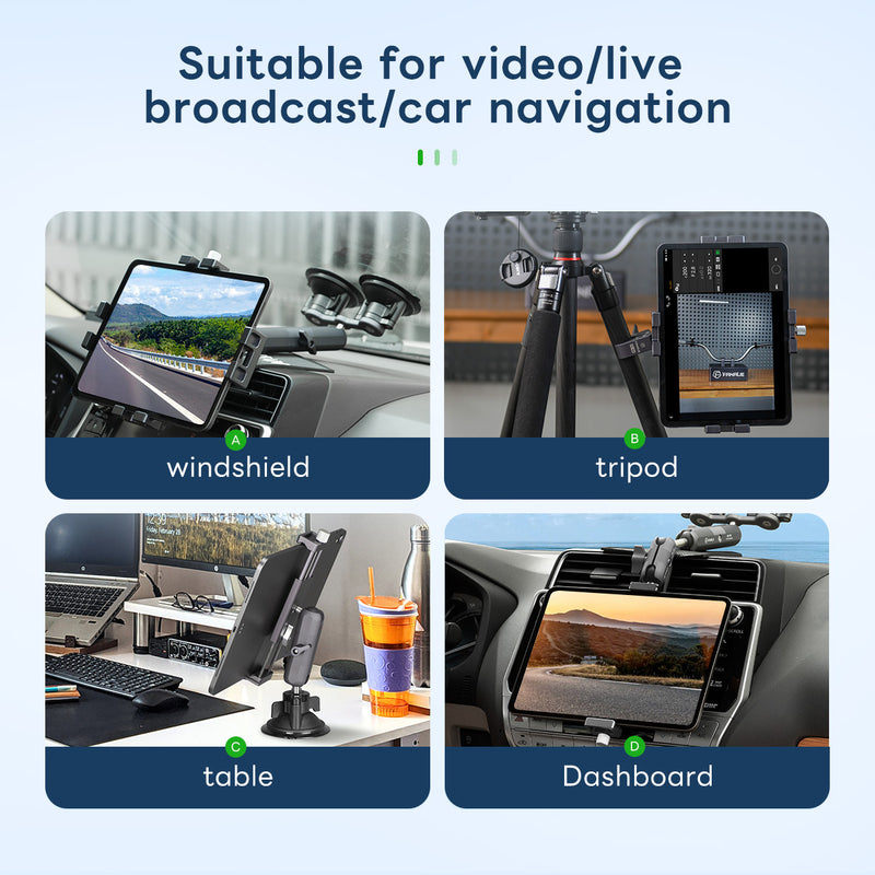 Load image into Gallery viewer, FANAUE Lightweight Design 360 Rotatable Tablet Holder for Car
