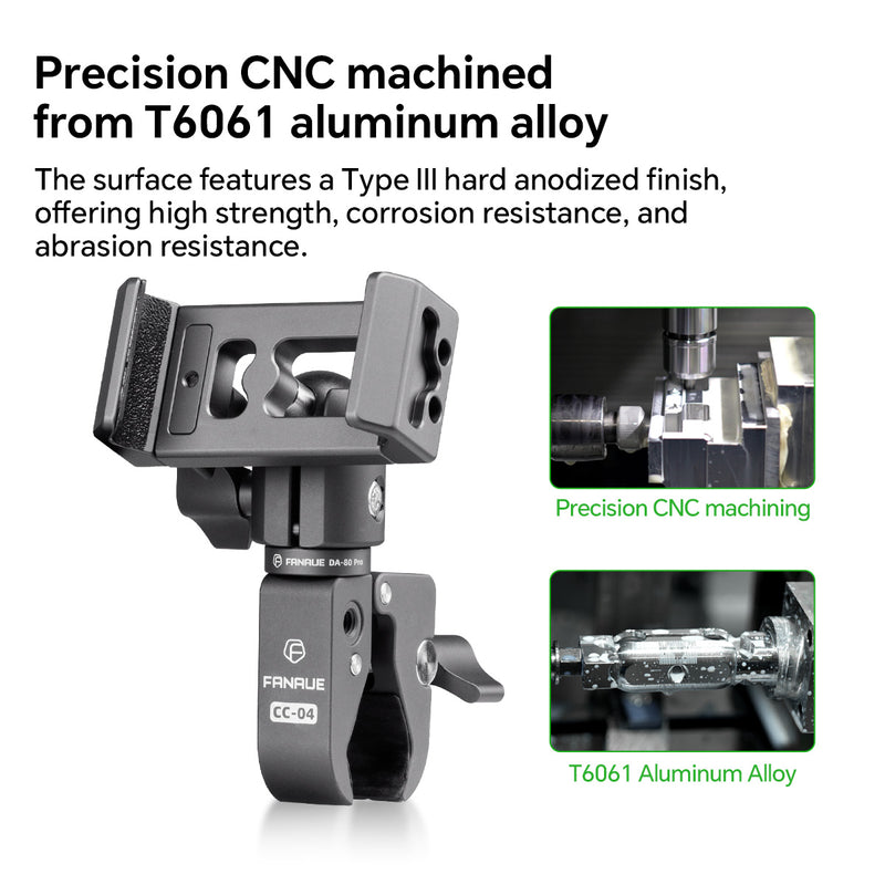 Load image into Gallery viewer, FANAUE CPC-06TP Strong Rod Clamp Phone Mount For Motorcycles Bicycles.
