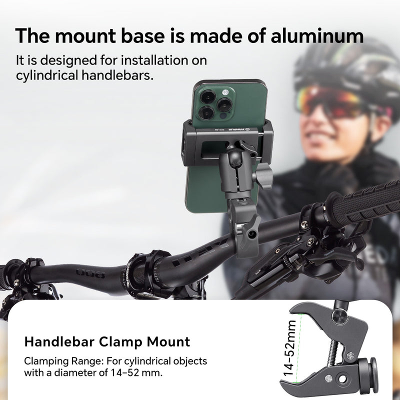 Load image into Gallery viewer, FANAUE CPC-06TP Strong Rod Clamp Phone Mount For Motorcycles Bicycles.
