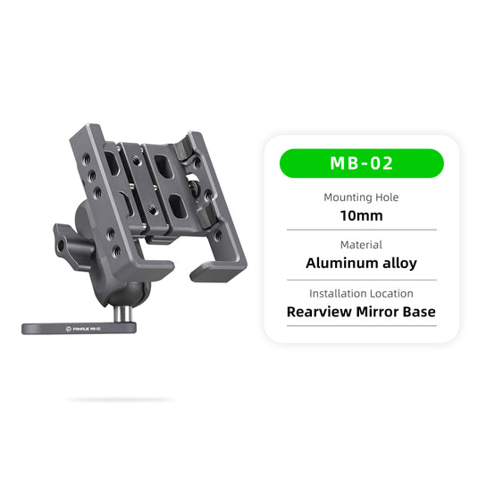 FANAUE Phone Mount Compatible With 1inch Ball For Motorcycle Bike