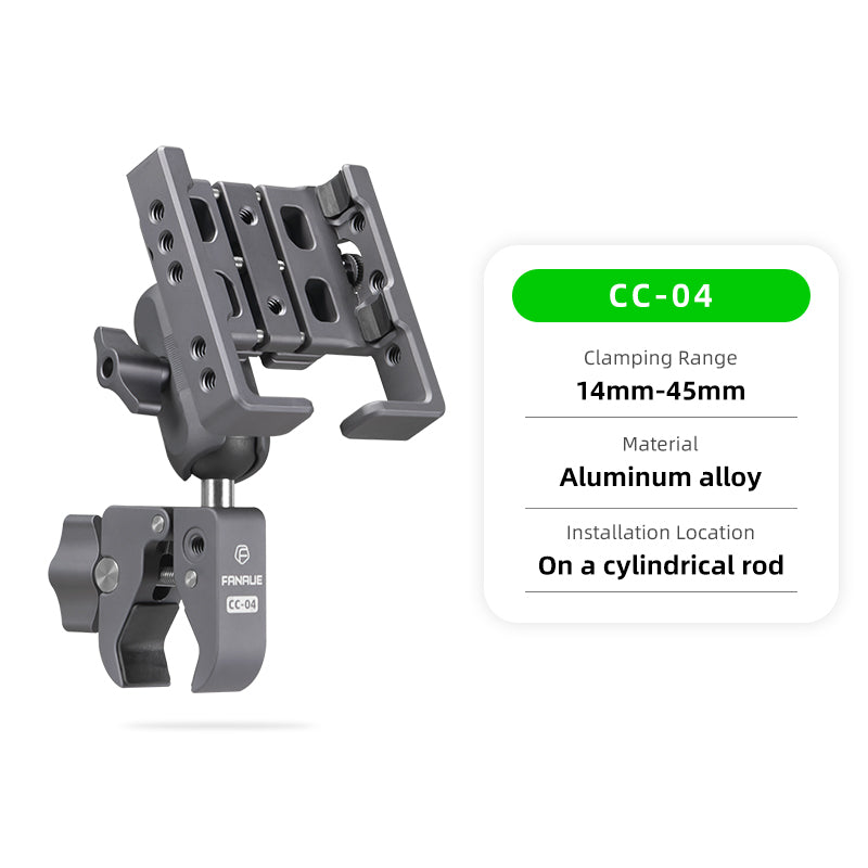 Load image into Gallery viewer, FANAUE Phone Mount Compatible With 1inch Ball For Motorcycle Bike
