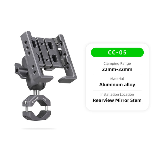 FANAUE Phone Mount Compatible With 1inch Ball For Motorcycle Bike