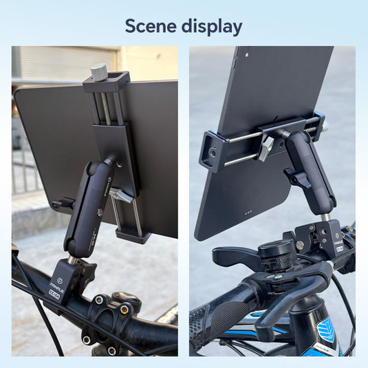FANAUE Tablet mount for Motorcycle Compatible With  Width Of The Ipad 95-225mm