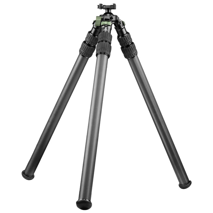 FANAUE ST-45D3 Carbon Fiber Tripod  With Arca Swiss quick release plate clamp with Rotating Ball Head Adapter,Load 44lb/20kg