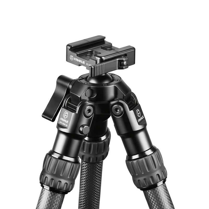 Load image into Gallery viewer, FANAUE HTC-2830-30 Inverted Carbon Fiber Tripod Comptiable With ARCA Swiss Standard for Photography and hunting Load 10kg
