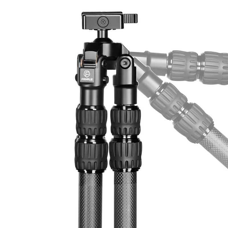 Load image into Gallery viewer, FANAUE HTC-2830-30 Inverted Carbon Fiber Tripod Comptiable With ARCA Swiss Standard for Photography and hunting Load 10kg
