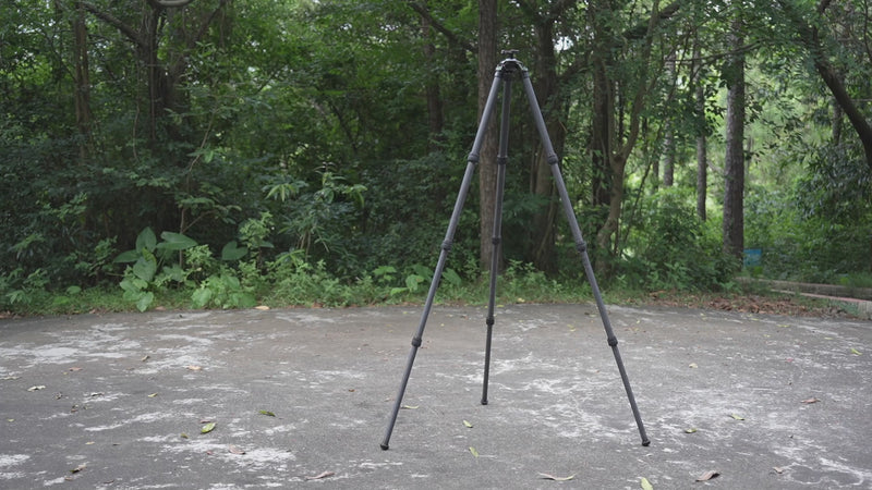 Load and play video in Gallery viewer, FANAUE Shooting Tripod (ST-30 ST-45 ST-65)with Durable Aluminum Ballhead and Carbon Fiber Leg
