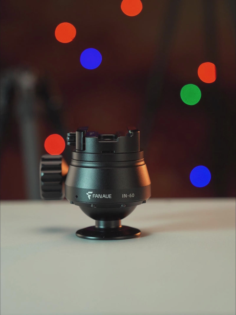 Load and play video in Gallery viewer, FANAUE IN-60T Inverted Ball Head For Shooting Hunting Load 30kg
