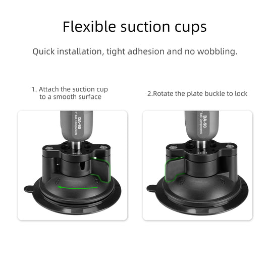 FANAUE Cell Phone Holder for Car with Twist-Lock Suction Cup