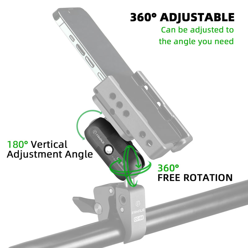 Load image into Gallery viewer, FANAUE DA-60 Double Socket Arm with Dual 1&quot; Ball sockets
