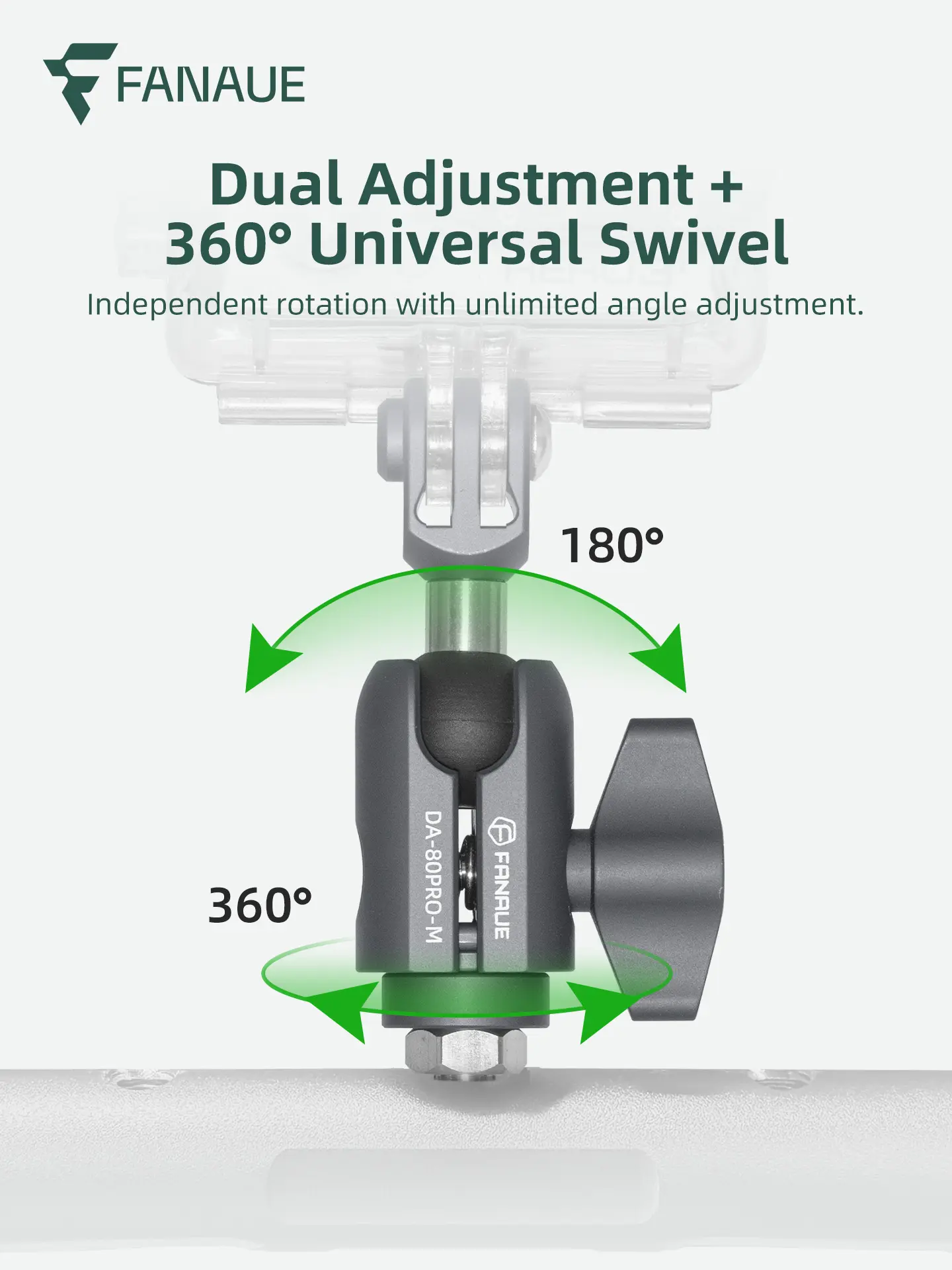 FANAUE CC-80PM Series Single Socket Arm Compatiable With 20mm Ball,Fits a variety of base sizes_2