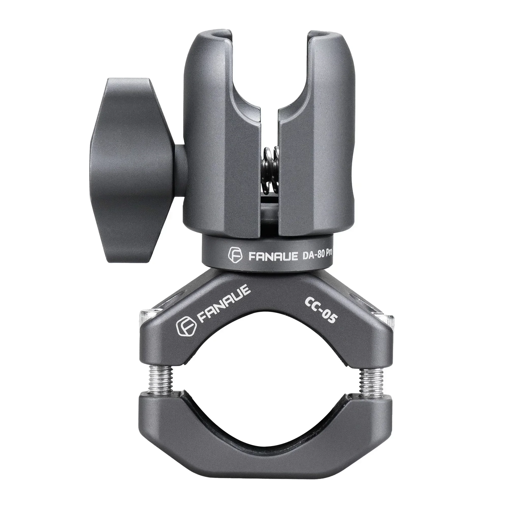 FANAUE Bras simple avec pince de guidon et base à boulon en U, compatible avec les supports RAM et téléphone vélo/moto à rotule de 1 pouce, pour tubes de 0,87 à 1,26 pouce