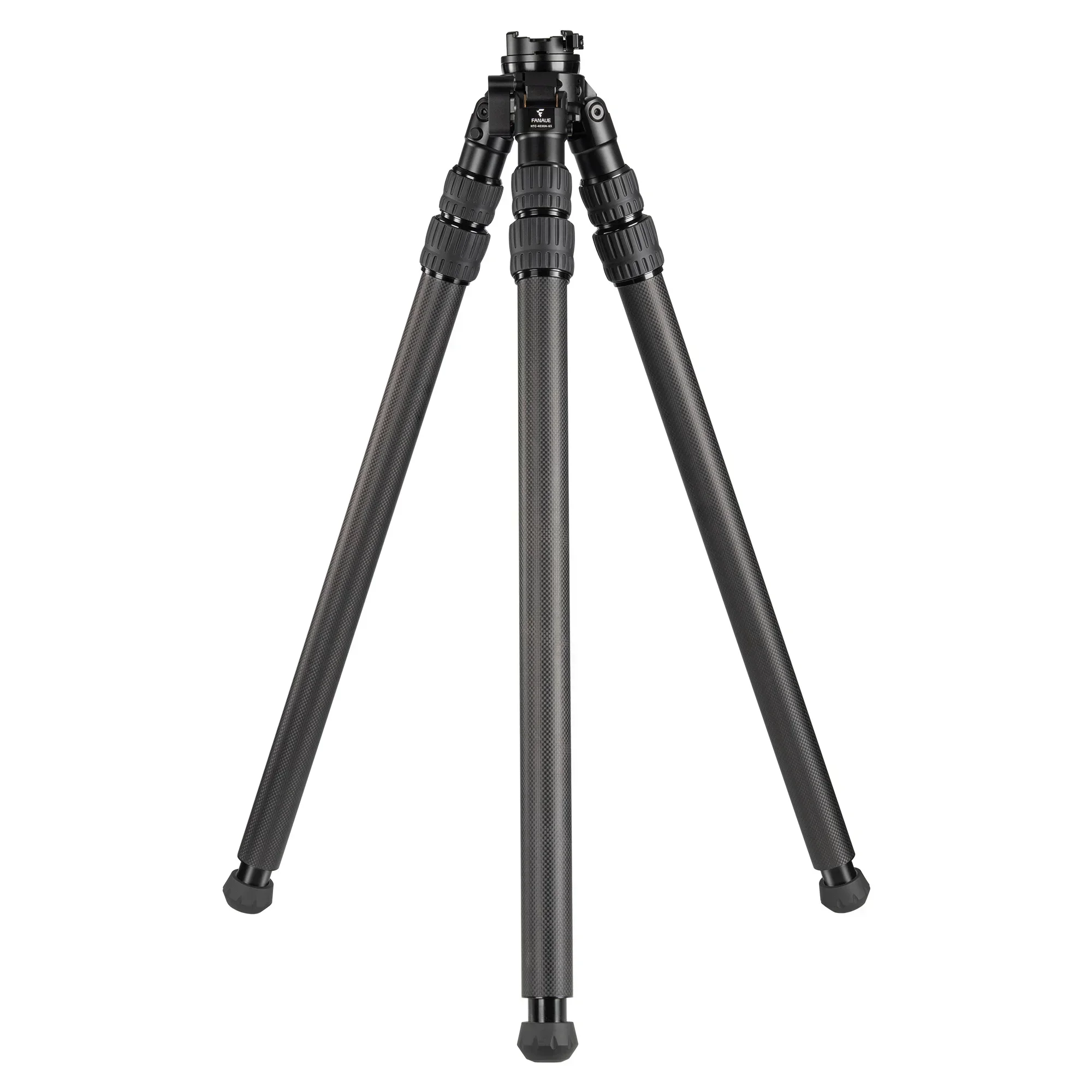 FANAUE HTC-4030A-65 Inverted Carbon Fiber Tripod With 65mm Integrated Half-Ball Leveling Base, 3 Section 25kg Load