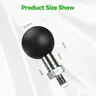 FANAUE M6球頭底座適配器，配備M6x1.0螺紋柱，適配RAM支架雙球關節臂及自行車、摩托車手機支架