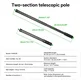 FANAUE AL-65 Gimbal Extension Pole Carbon Fiber Extension Monopod Pole for Digtital Camera Smartphone Long Selfie Tick(25.6in)