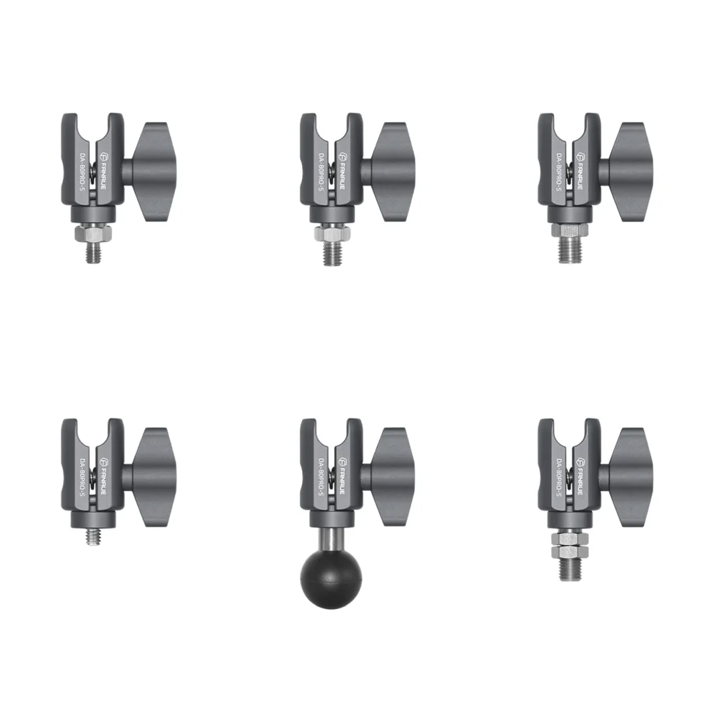 FANAUE CC-80PS Series Single Socket Arm Compatible with 17mm RAM Mount B Size Adapters, Aluminum Alloy Clamp for 17mm (0.66 inch) Ball Head,Fits Bicycle, Motorcycle, Car Phone Holder_main