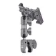 FANAUE Composite Double Socket Swivel Arm Universal Bike/Motorcycle Phone Mount Set