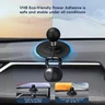 FANAUE Flex Adhesive Ball Base Compatible with RAM Mounts B Size Double Socket Arm, 25/20/17mm Ball Head Adapter for Motorcycle Phone Mount Bike Phone Holder, Suction Cup Base for Mounting on Car Dashboards.