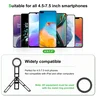 FANAUE MT-03 磁性便攜摺疊手機三腳架，兼容Magsafe，適配iPhone Plus、Pro、Max系列，適用於4.5-7.5英寸手機的磁性手機支架