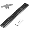 FANAUE Keymod Rail Tripod Plate Adapter Mount BKMOD-240 with Safety Stop Screws,for Tripod Ball Head Ballhead,Compatible Arca Swiss RRS Dovetail(240mm)