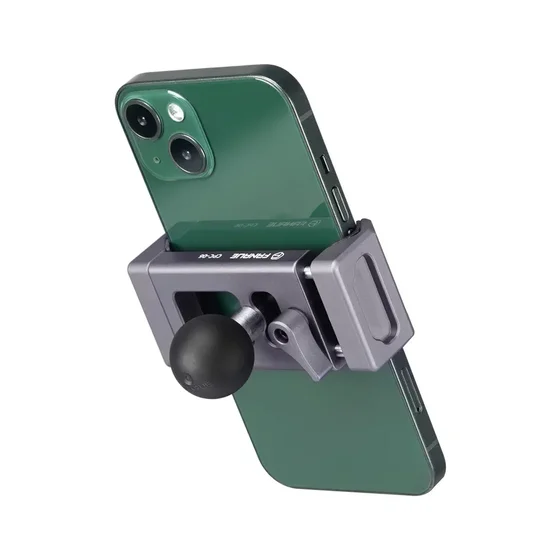 FANAUE Aluminum Alloy Phone Holder Three ball sizes available 25/20/17mm Adapter for 6-8.5" Smartphone