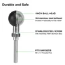FANAUE M6L Rubber Ball Mount with M6 Threaded Stud for Bicycle Stem
