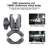 FANAUE Single Socket Arm with Handlebar Clamp Mount U-Bolt Base Compatible with RAM Mounts 1 Inch Ball Head and Bike Motorcycle Phone Holder, Can be Installed on 0.87-1.26" Diameter Rail Round Rod