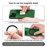 FANAUE MS-02 Cell Phone Stand Holder,Desk Foldable Magnetic Phone Ring Grip