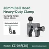 FANAUE Anti Theft Handlebar Base Mount Strong Rod Clamp