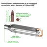 FANAUE Titanium Pocket Screwdriver, Precision Screwdriver Set, Professional Grade Magnetic Repair Tool Kit for Electronics.