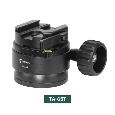 FANAUE TA-65T Ball Head with Bubble Level Compatible With ARCA Standard for Camera Shooting & Hunting