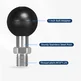 FANAUE Ball Base with M10 X 1.25 Threaded Post,Suitable for M10 Screw Holes on Motorcycles or Other Equipment.
