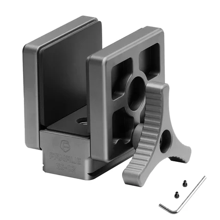 FANAUE GS-02 Arca Swiss Hunting Tripod Clamp with Quick Release Plate for Enhanced Accuracy in Hunting and Shooting