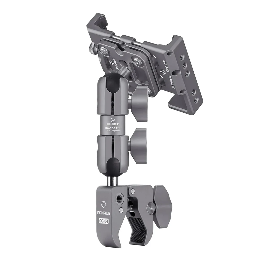 FANAUE Composite Double Socket Swivel Arm Universal Bike/Motorcycle Phone Mount Set_main