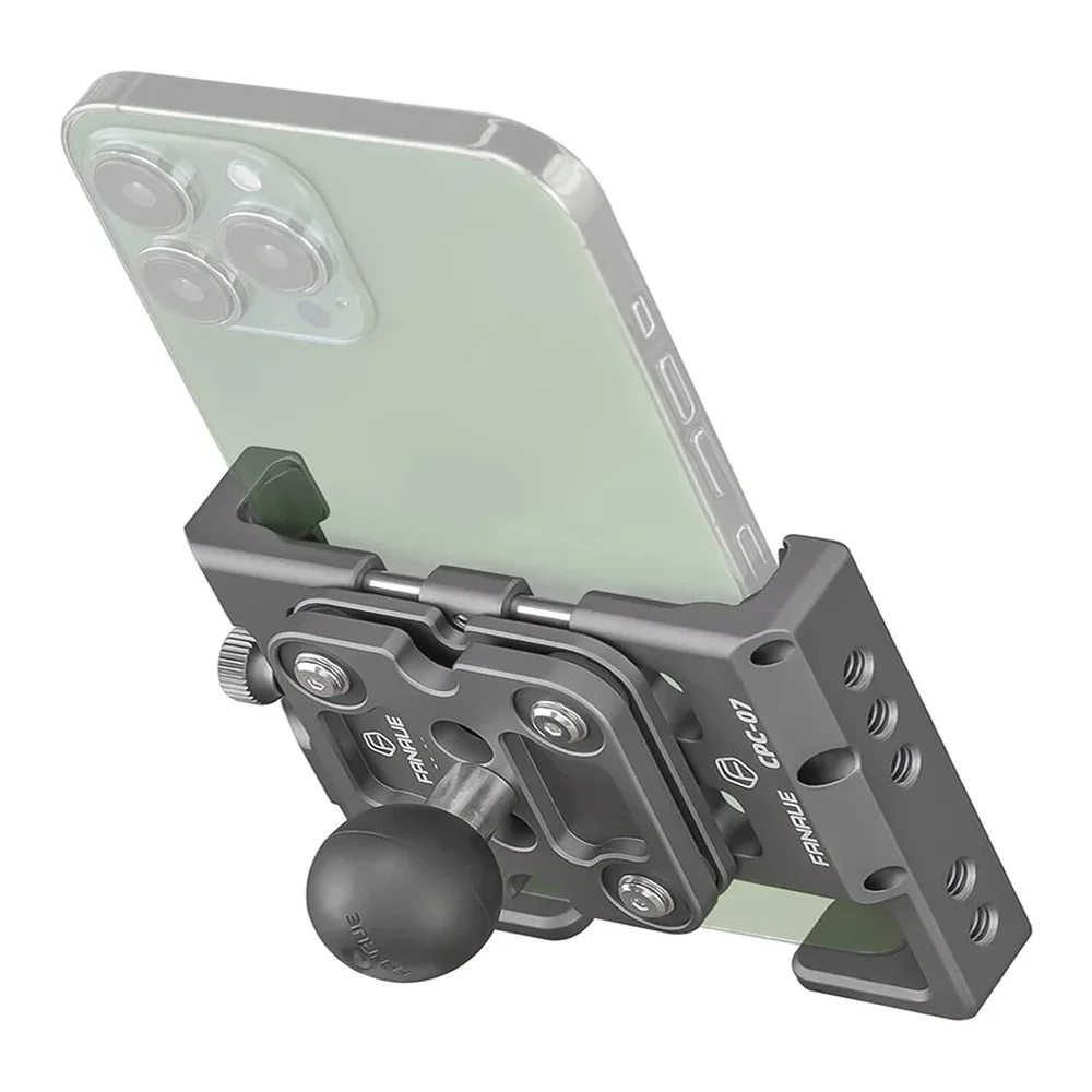 FANAUE CPC-07SA Universal Phone Holder with 1'' Ball for Smartphones with a Width of 2.3" to 3.4"_main