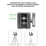 FANAUE GS-02 Arca Swiss Hunting Tripod Clamp with Quick Release Plate for Enhanced Accuracy in Hunting and Shooting