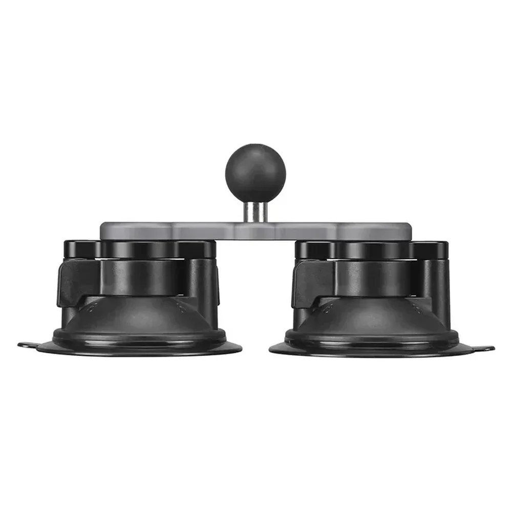 FANAUE Twist Lock Double Suction Cup Base Compatible Windshield Car Tablet Mount 360 Degree Rotation For RAM MOUNTS_main