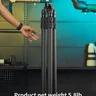 FANAUE HTC-4030A-65 Inverted Carbon Fiber Tripod With 65mm Integrated Half-Ball Leveling Base, 3 Section 25kg Load