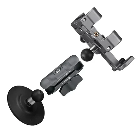 FANAUE Stick-on Suction Cup Base Car Phone Holder suit for Mounting on Car Dashboards