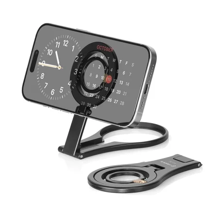 FANAUE MS-02 Cell Phone Stand Holder,Desk Foldable Magnetic Phone Ring Grip