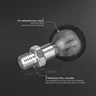 FANAUE Ball Base with M10 X 1.25 Threaded Post,Suitable for M10 Screw Holes on Motorcycles or Other Equipment.